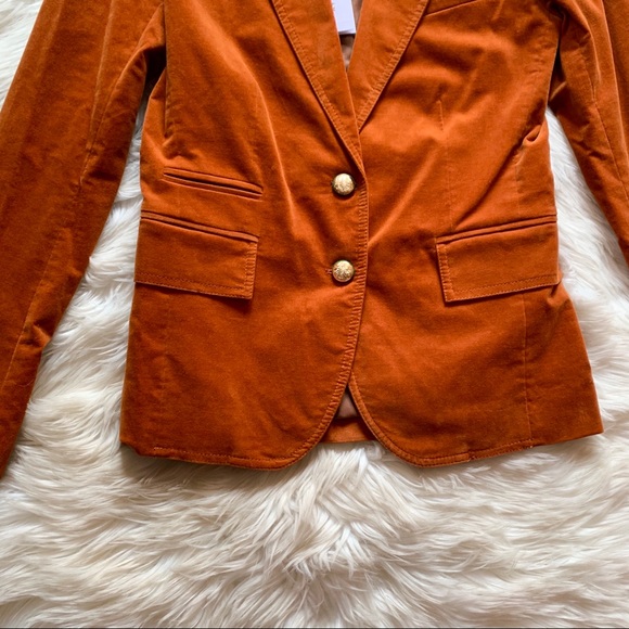 New! DEREK LAM 10 Crosby Velvet Blazer - Picture 4 of 10